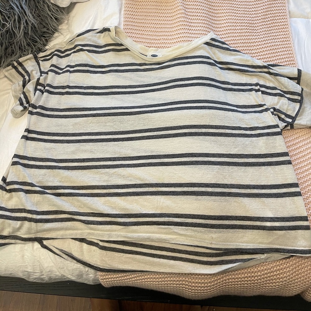 striped crop top